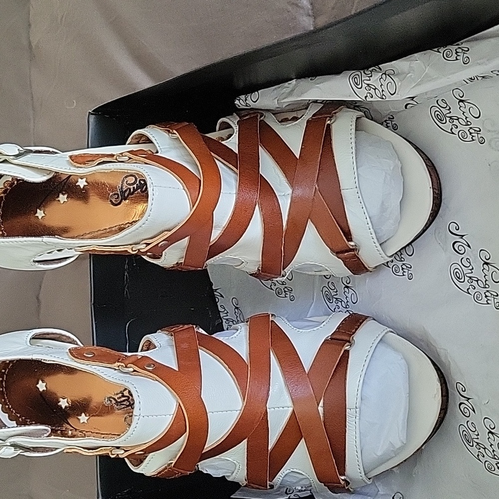 Naughty Monkey, 8.5, white/brown